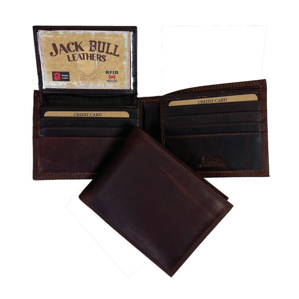 Jack Bull RFID Protected L-shaped wallet #A51620